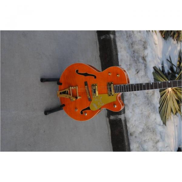 Custom Shop Nashville Gretsch Orange Falcon Electric Guitar #2 image