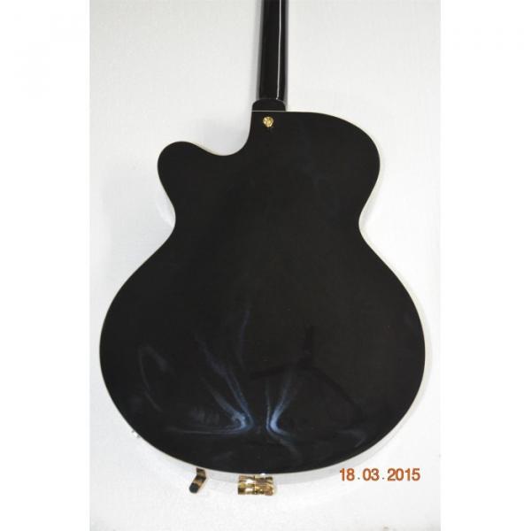 Custom Shop Nashville Falcon Black Electric Jazz Guitar #3 image