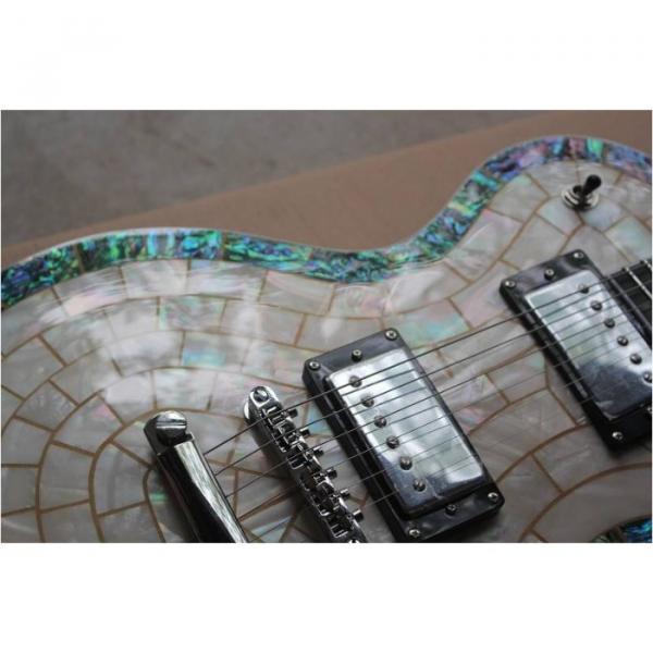 Custom Shop Mother of Pearl Inlay Abalone Electric Guitar MOP #3 image