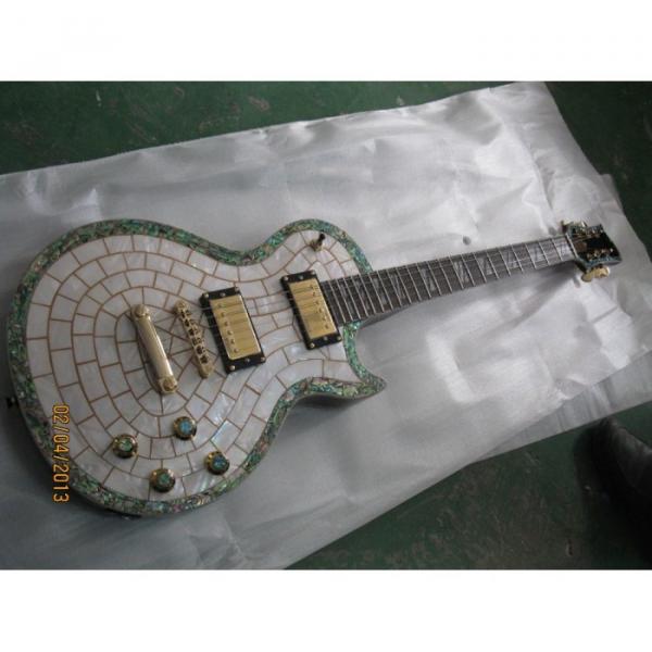 Custom Shop Mother of Pearl Abalone Top Electric Guitar MOP #3 image