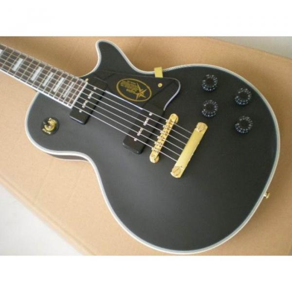 Custom Shop Matte Black Electric Guitar #1 image