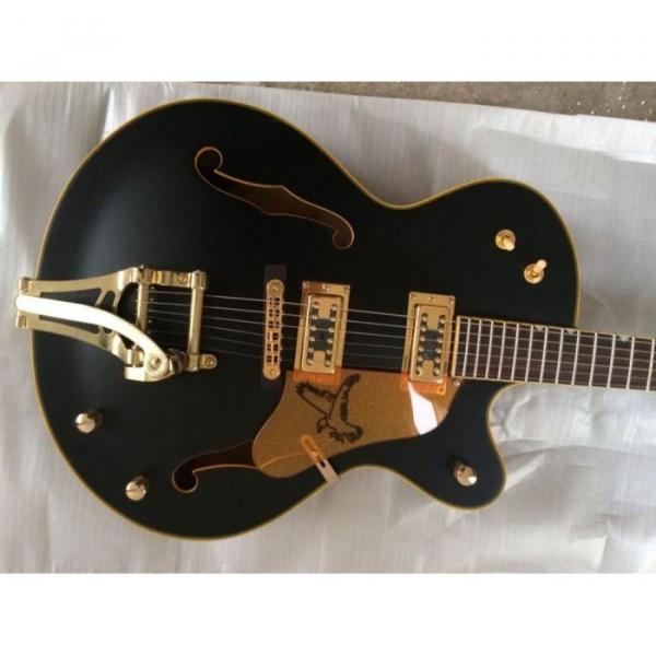 Custom Shop Matt Black Setzer Nashville Electric Guitar Japan #1 image
