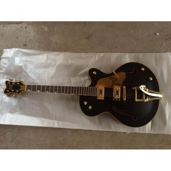 Custom Shop Matt Black Setzer Nashville Electric Guitar Japan #3 image