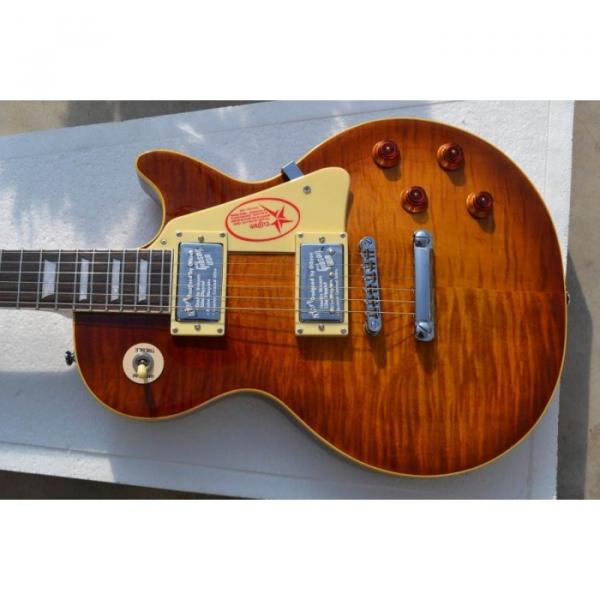 Custom Shop LP Tiger Maple Top Iced Tea Electric Guitar #1 image