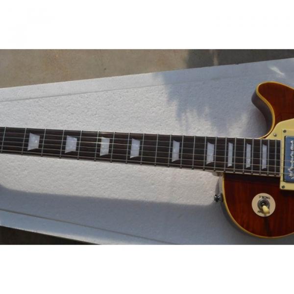 Custom Shop LP Tiger Maple Top Iced Tea Electric Guitar #5 image