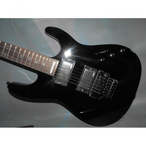 Custom Shop LTD Jet Black Electric Guitar #1 image