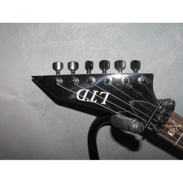 Custom Shop LTD Jet Black Electric Guitar #3 image
