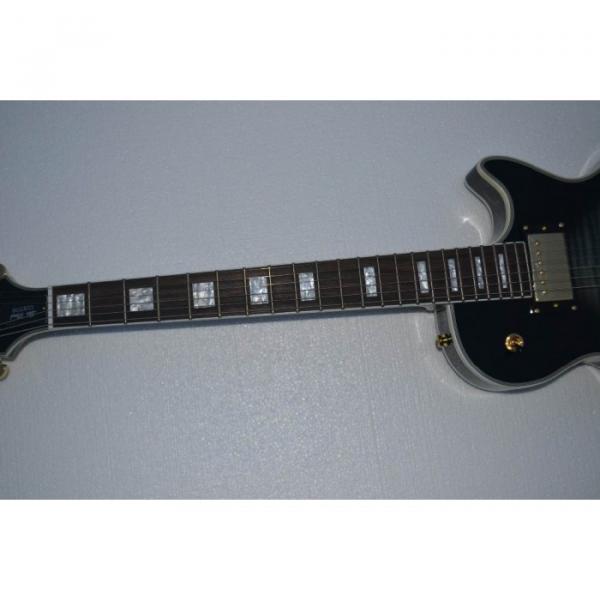 Custom Shop LP Tiger Maple Top Gray Black Electric Guitar #5 image