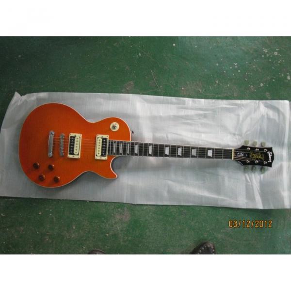 Custom Shop LP Standard Slash Orange Electric Guitar #4 image