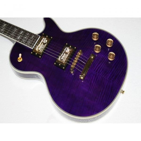 Custom Shop LP Supreme Purple Electric Guitar #1 image