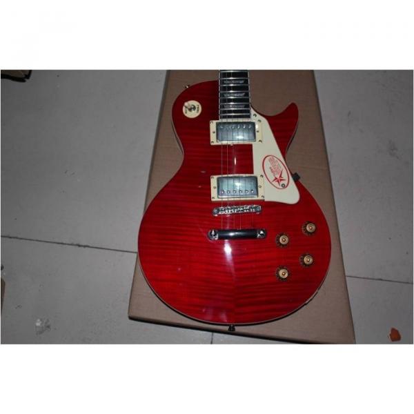 Custom Shop LP Slash Flame Maple Top Red Electric Guitar #5 image