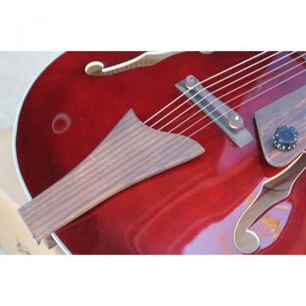 Custom Shop LP Red Wine Fhole Electric Guitar #2 image