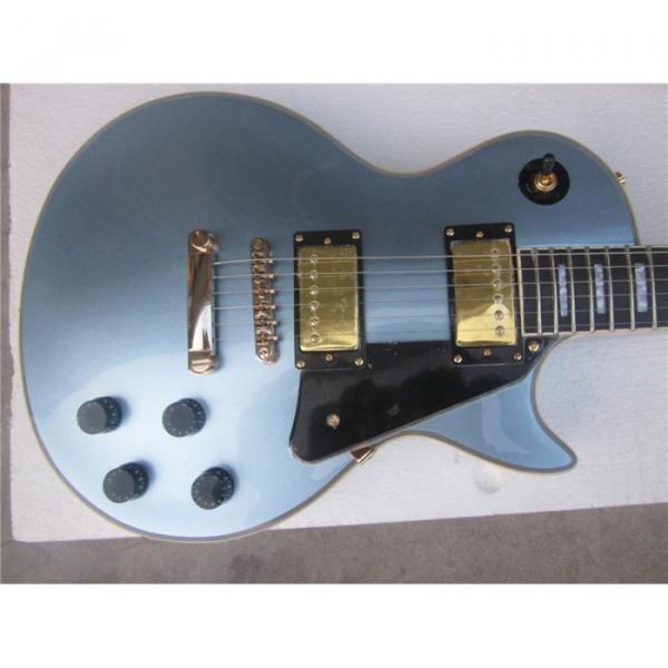 Custom Shop LP Pelham Blue Standard 6 String Electric Guitar #1 image