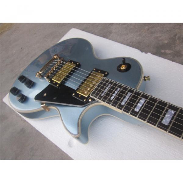 Custom Shop LP Pelham Blue Standard 6 String Electric Guitar #2 image
