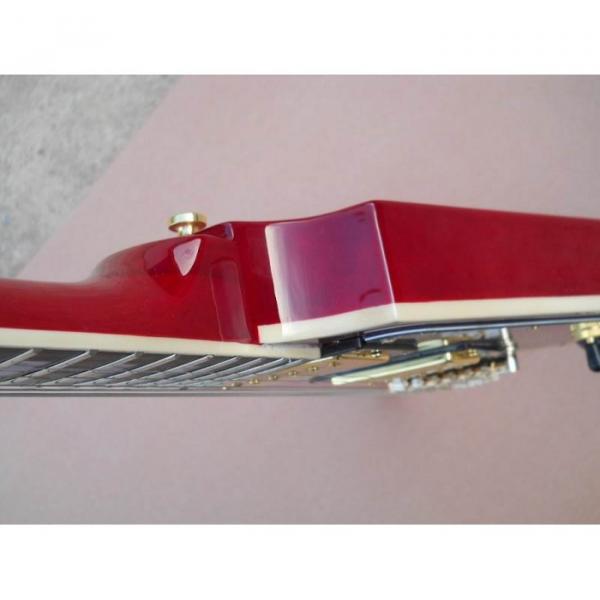 Custom shop LP Red Flying V Electric Guitar #5 image