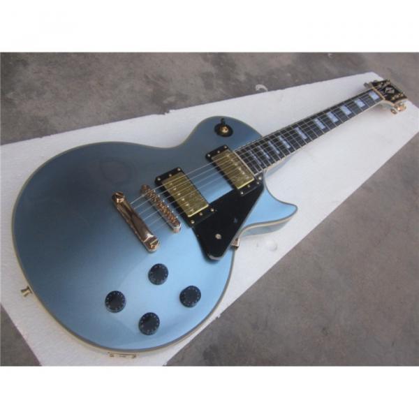Custom Shop LP Pelham Blue Standard 6 String Electric Guitar #3 image