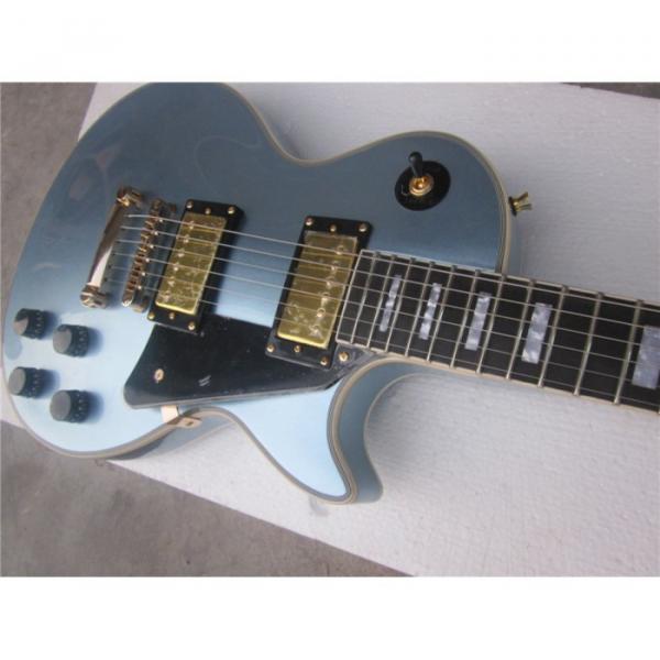 Custom Shop LP Pelham Blue Standard 6 String Electric Guitar #5 image