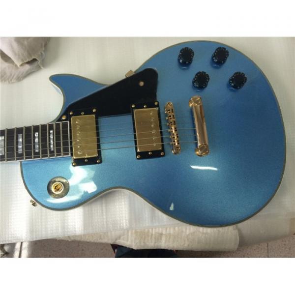 Custom Shop LP Pelham Blue 6 String Electric Guitar #1 image