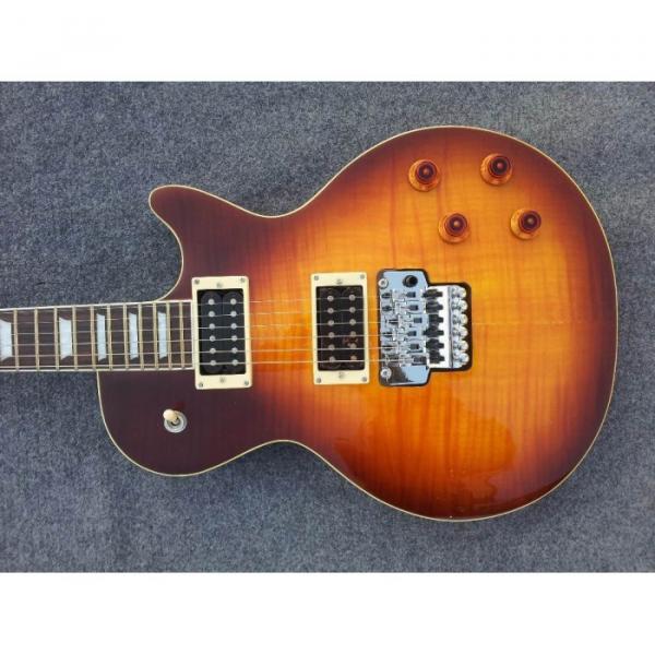 Custom Shop LP Floyd Vibrato Iced Tea Tiger Maple Top  Electric Guitar #1 image