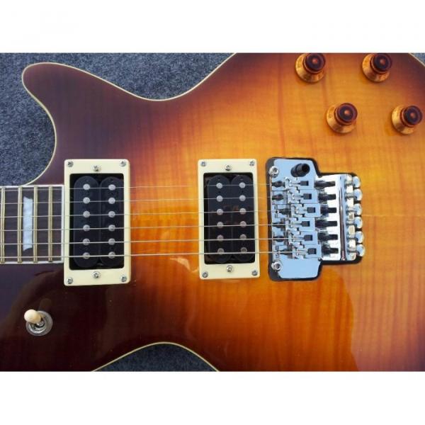 Custom Shop LP Floyd Vibrato Iced Tea Tiger Maple Top  Electric Guitar #2 image