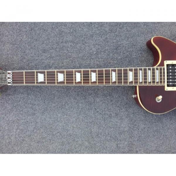 Custom Shop LP Floyd Vibrato Iced Tea Tiger Maple Top  Electric Guitar #4 image