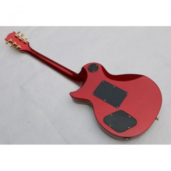 Custom Shop LP Metallic Red Floyd Rose Electric Guitar #2 image