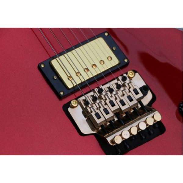 Custom Shop LP Metallic Red Floyd Rose Electric Guitar #5 image