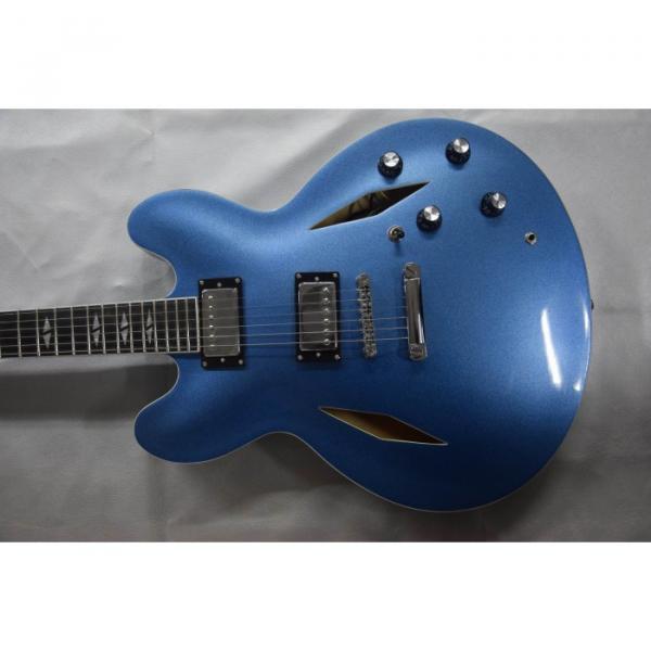 Custom Shop LP Dave Grohl Pelham Blue DG-335 Electric Guitar Frets and Fretboard Bindings #1 image