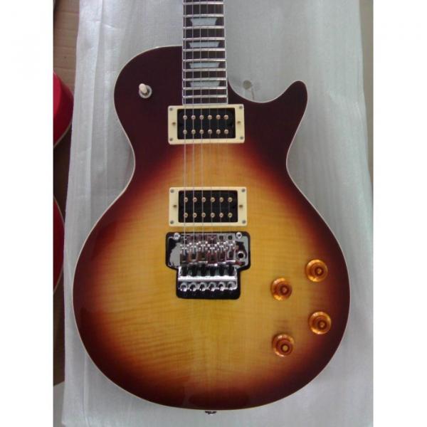 Custom Shop LP Floyd Vibrato Autumn Tiger Maple Top Electric Guitar #1 image