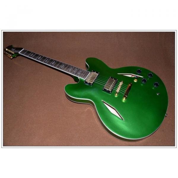 Custom Shop LP Dave Grohl Green DG335 Electric Guitar #1 image