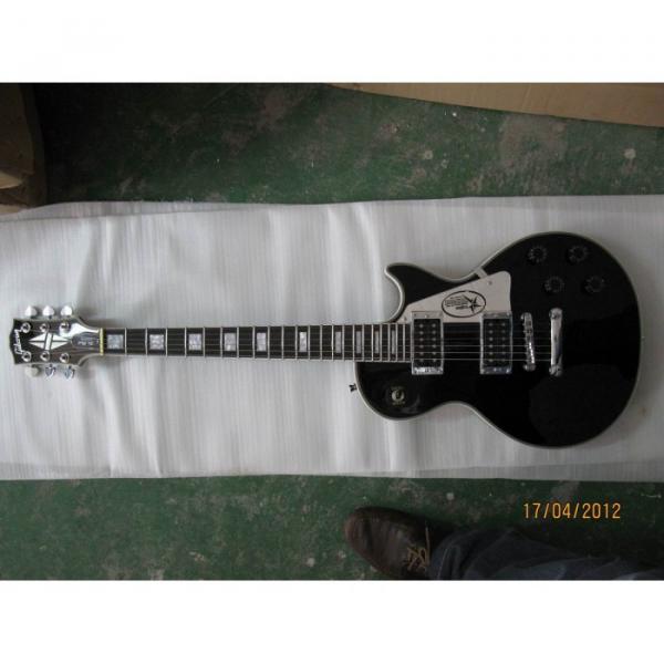 Custom Shop LP Black Electric Guitar #2 image