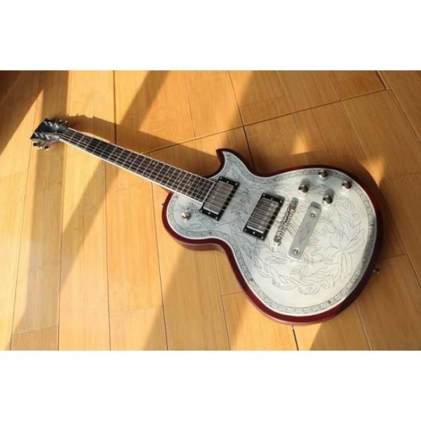 Custom Shop LP Engraved Aluminum Top Electric Guitar #5 image