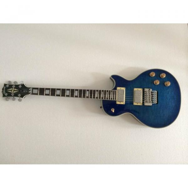 Custom Shop LP 1959 Floyd Vibrato Wave Blue Electric Guitar #1 image