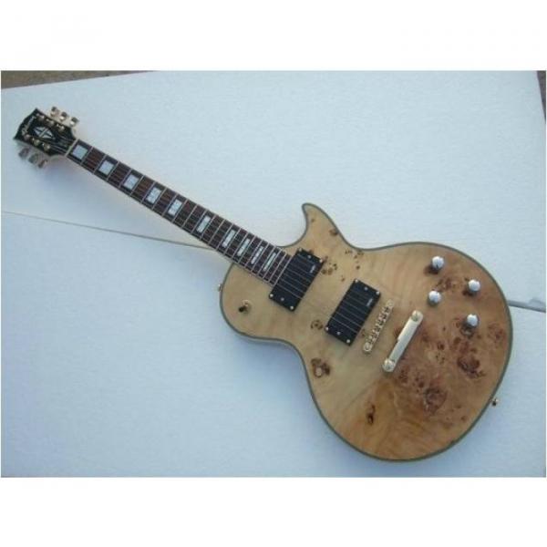 Custom Shop LP American Burly Wood Electric Guitar #3 image