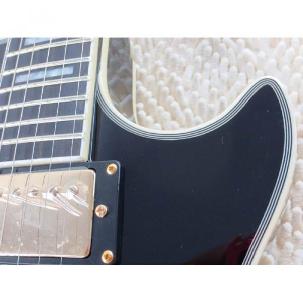 Custom Shop LP 1959 Tremolo Floyd Vibrato Black Beauty Electric Guitar #3 image