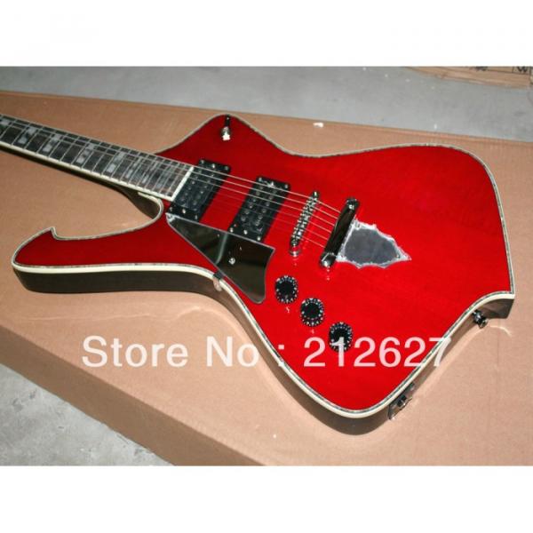Custom Shop Left Iceman Ibanez Red Electric Guitar #1 image