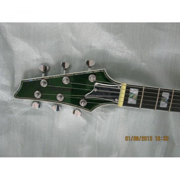 Custom Shop Left Iceman Ibanez Green Electric Guitar #3 image