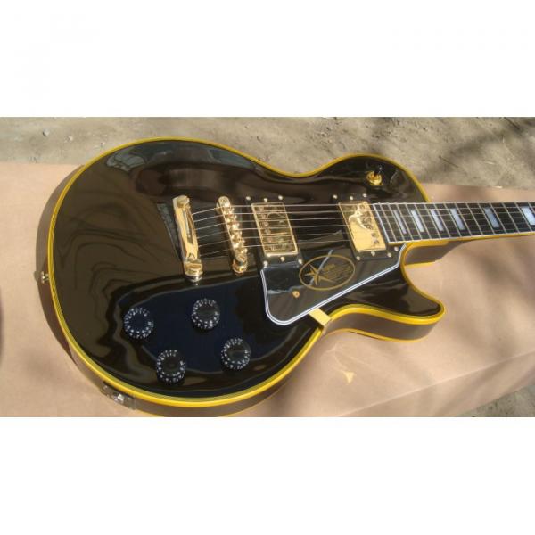 Custom Shop guitarra Black Beauty Yellow Accent Electric Guitar #1 image