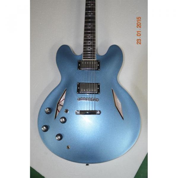 Custom Shop Left Handed Dave Grohl DG 335 Pelham Blue Electric Guitar #1 image