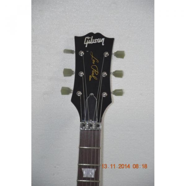 Custom Shop Left Handed Tiger Maple Top Burgundy Electric Guitar #4 image