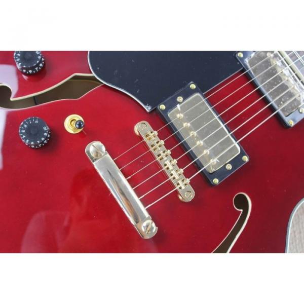 Custom Shop Left Handed Burgundy ES335 LP Electric Guitar #5 image