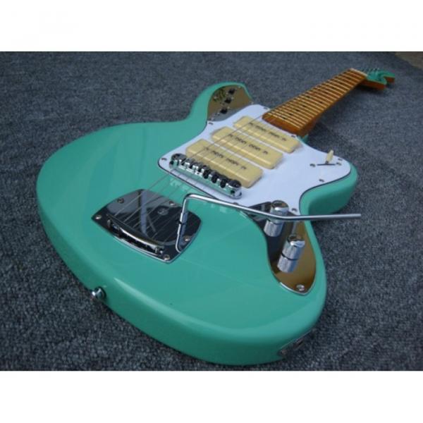 Custom Shop Kurt Cobain Sea Foam Green Jaguar Jazz Master6 String Electric Guitar #4 image
