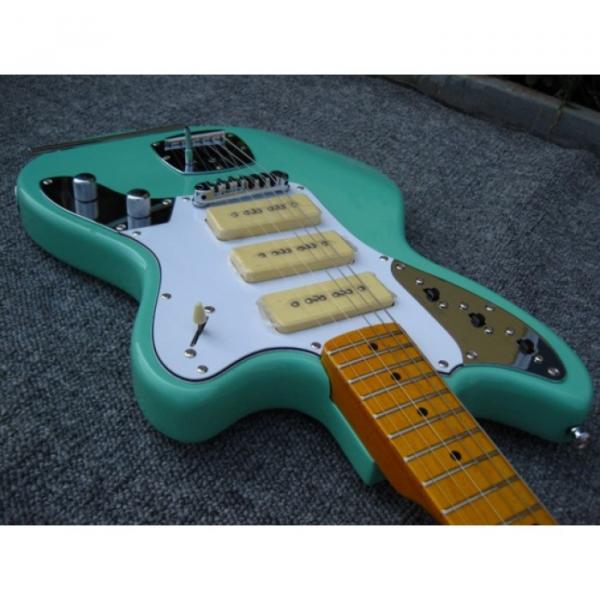 Custom Shop Kurt Cobain Sea Foam Green Jaguar Jazz Master6 String Electric Guitar #5 image