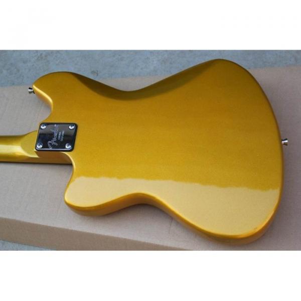 Custom Shop Kurt Cobain Gold Jaguar Jazz Master Electric Guitar #4 image