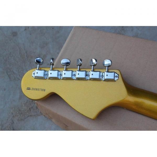 Custom Shop Kurt Cobain Gold Jaguar Jazz Master Electric Guitar #5 image