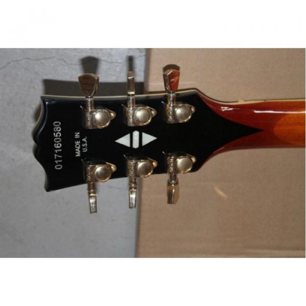 Custom Shop L5 Fhole Cherry Sunburst Jazz 6 String Electric Guitar #2 image