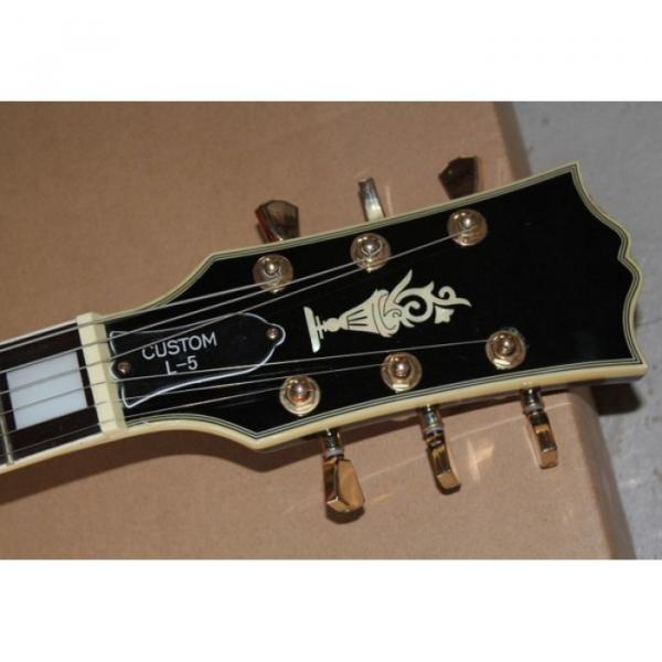 Custom Shop L5 Fhole Cherry Sunburst Jazz 6 String Electric Guitar #5 image