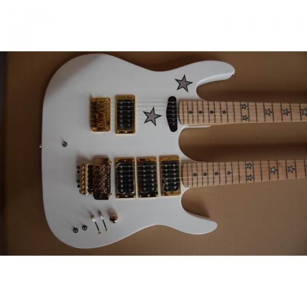 Custom Shop Kramer Double Neck White Richie Sambora Electric Guitar #1 image