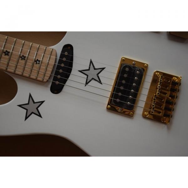 Custom Shop Kramer Double Neck White Richie Sambora Electric Guitar #2 image