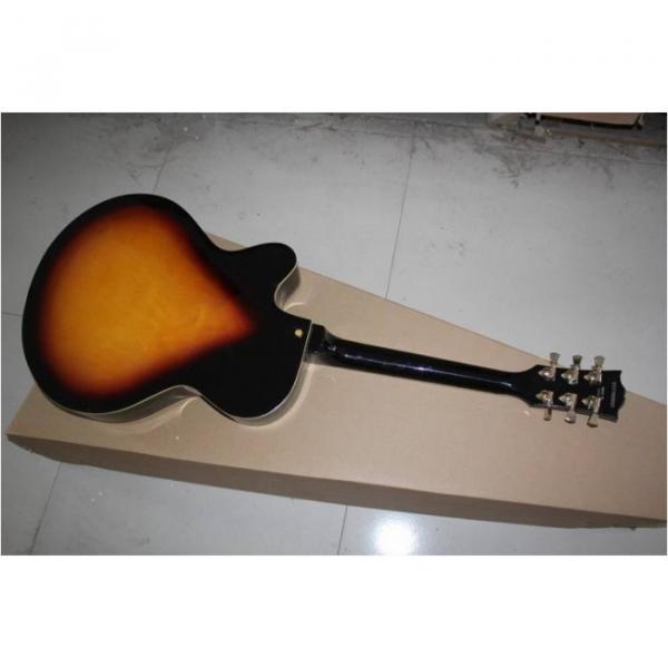 Custom Shop L5 Fhole CES Sunburst Black Electric Guitar #3 image
